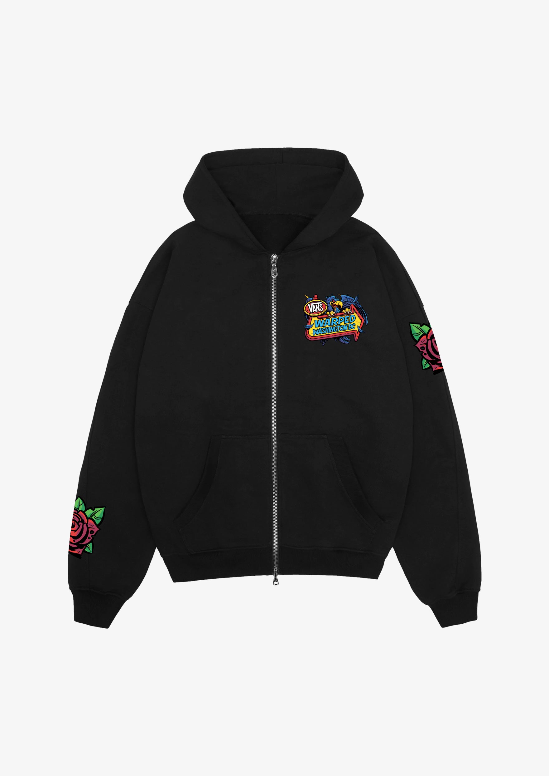 Vans Warped Tour Washington DC 2026 Official Lineup Zip Up Hoodie