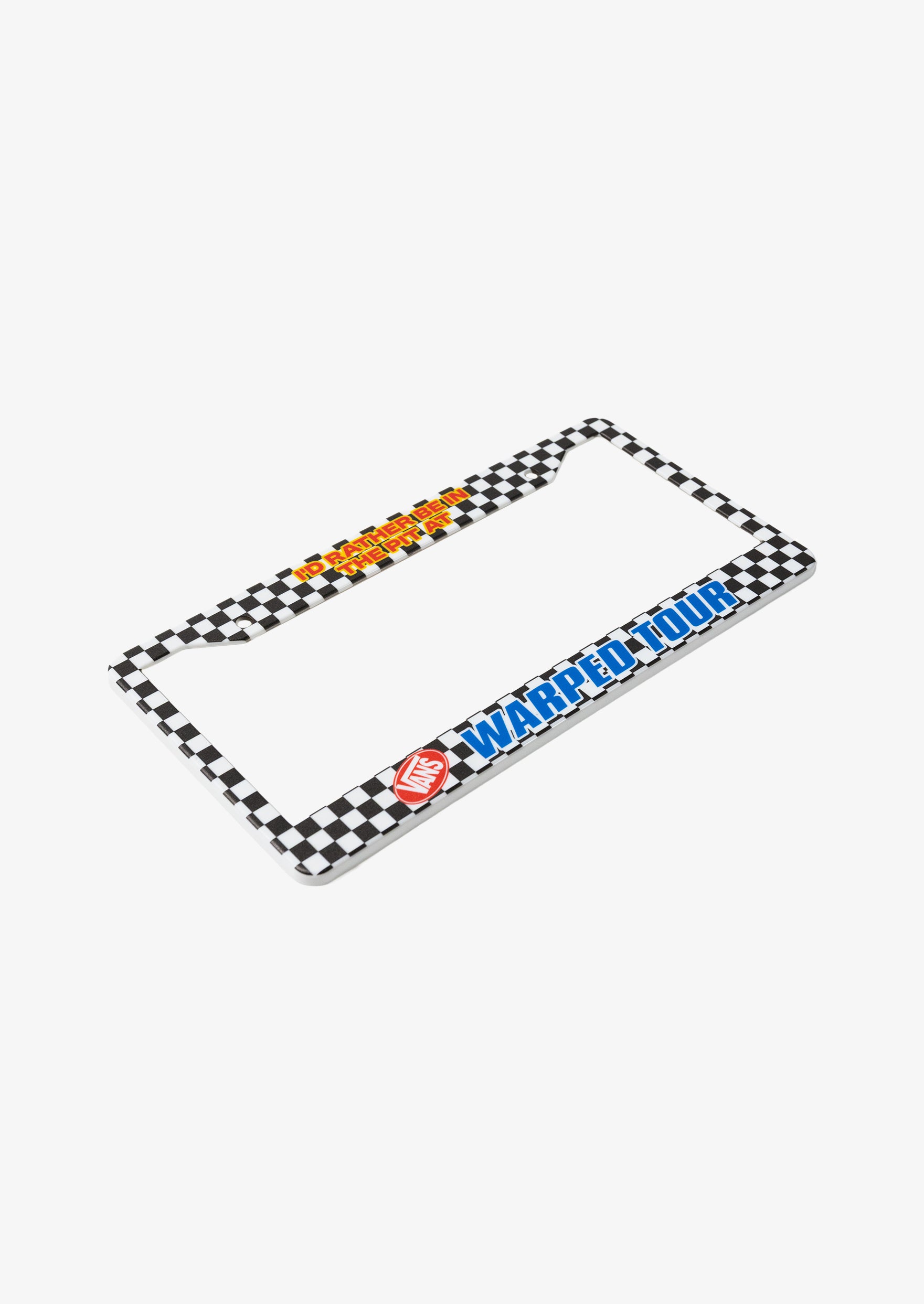 VAN ロゴタグ Road Crew License Plate Cover – Vans Warped Tour