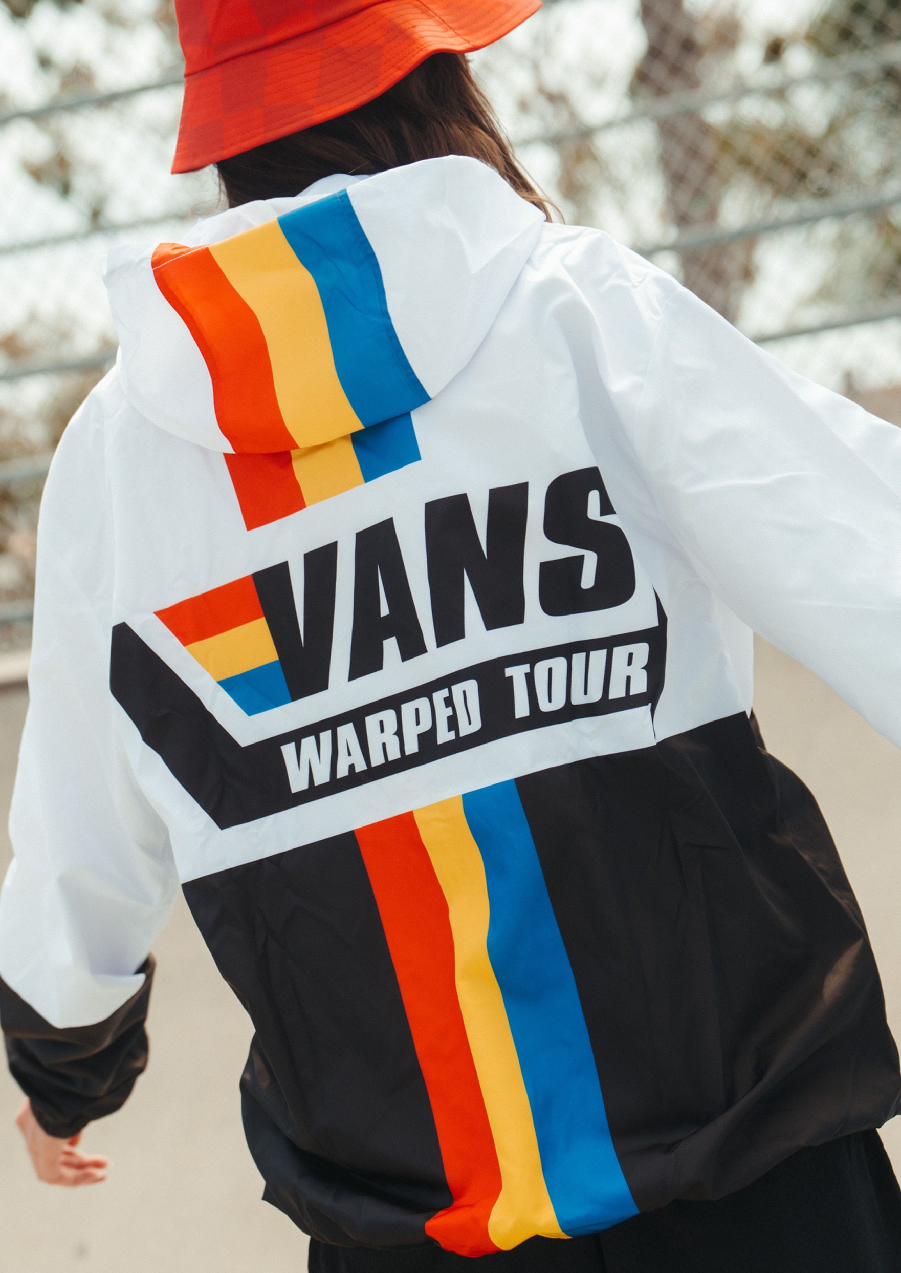 Retro Film White Windbreaker – Vans Warped Tour