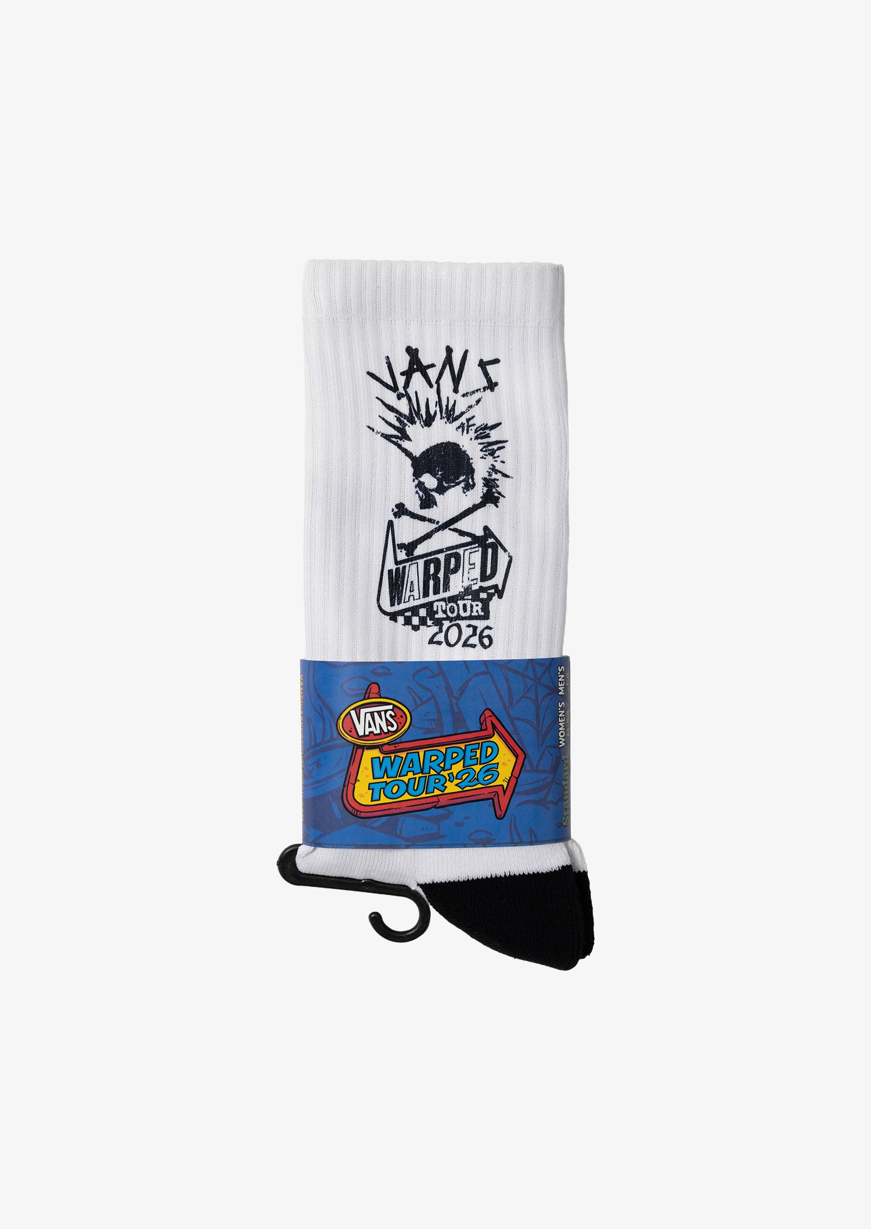 Punk Skull Crew Socks – Vans Warped Tour