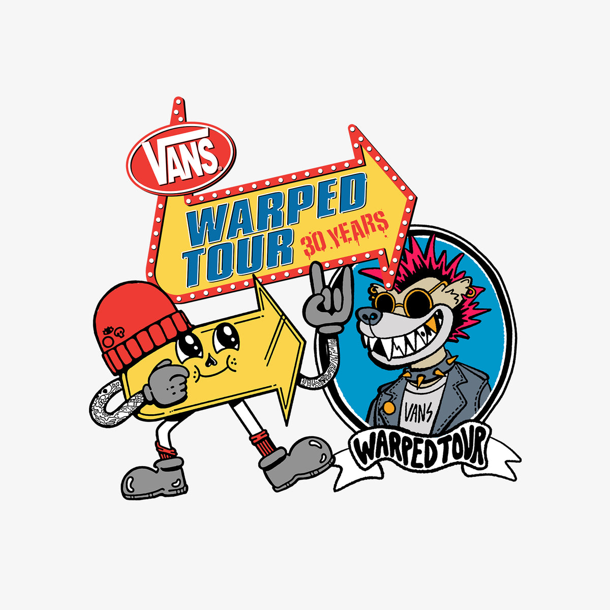 VWT Sticker Pack – Vans Warped Tour